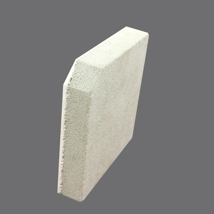 Foam ceramic exterior wall panel